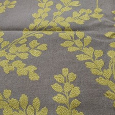 1.5 metres SANDERSON CLOVELLY CITRON Trailing Leaf Weave Upholstery Fabric