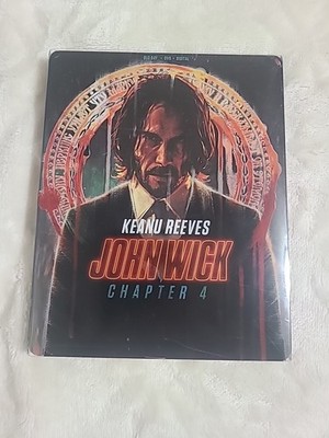 John Wick Chapter 4 SteelBook  Walmart Exclusive With Slipcover Keanu Reeves 
