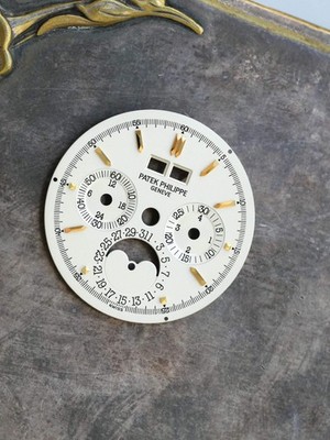 Patek Philippe 3970J Silber Singer Zifferblatt für Perpetual Calendar Chronograp