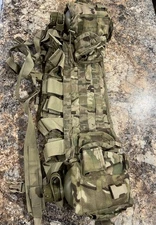 US Military MOLLE II Lightweight Tactical Assault Panel With Water Canisters