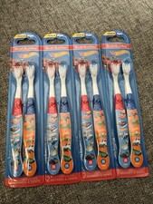 Brush Buddies Hot Wheels Toothbrush for Kids 4 Packs of 2.