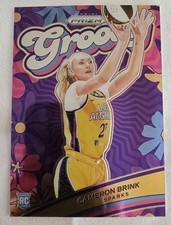 2024 Panini Prizm WNBA CAMERON BRINK RC ROOKIE #7 GROOVY Insert SPARKS