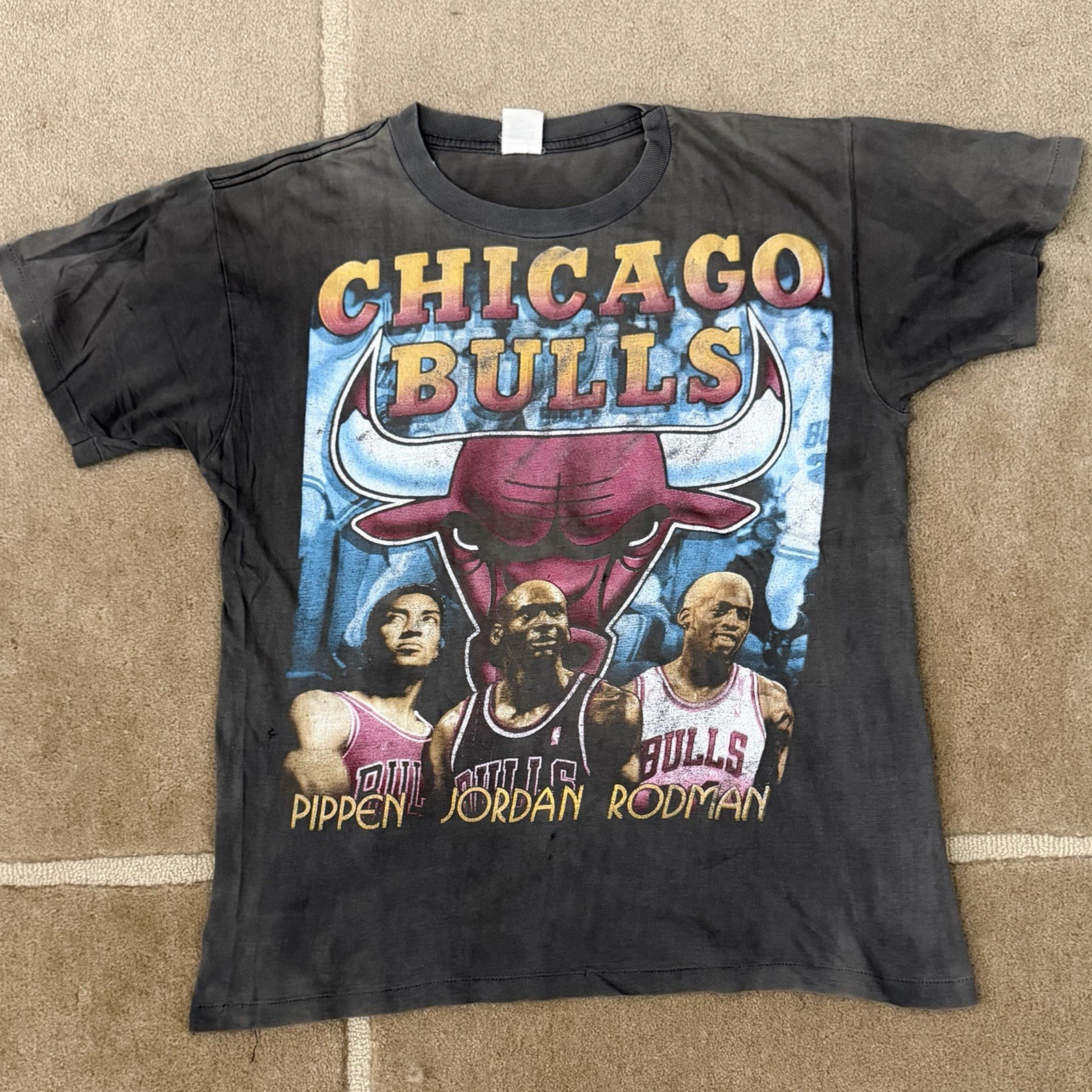 Vintage Chicago Rap tee 1996 Jordan pippen Rodman