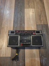 1989 General Electric Boombox GE Model 3-5452A Cassette Radio Recorder Read Desc