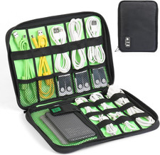 Electronics Organizer Travel Case, Cable Organizer Bag, Portable Cord Organizer