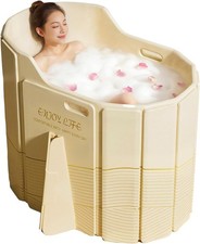 Foldable Bathtub for Adult Large Foldable Collapsible Tub Portable Bathtub