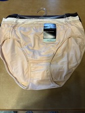NWT Lot 3 Ellen Tracy Womens Brief Panties 7/L High/Cut NEW WITH DEFECTS RT 32