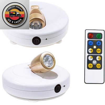 HONWELL LED Deckenstrahler Fernbedienung 2 Stück Drehbar Lichtkopf
