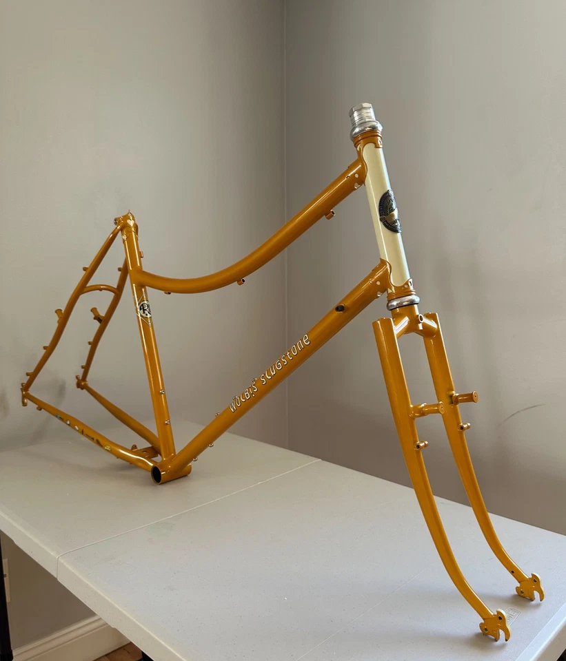 Rivendell Bicycle Works Frame Lugged Susie W. Longbolts / Wolbis Slugstone 53cm  - Image 3 of 4