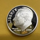 2008 S Silver Proof Roosevelt Dime Ten Cent Coin 10c Actual Coin Top Of The Line