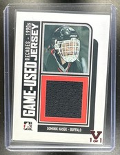 2013-14 In The Game Decades 1990s Dominik Hasek Used Jersey MEM Vault 1/1 SP