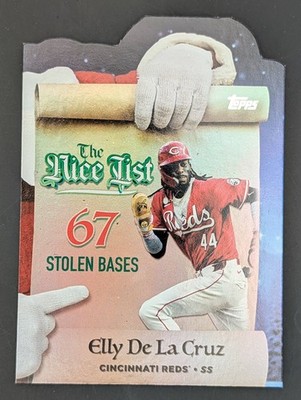 2025 Topps Making the Nice List #MNL7 Elly De La Cruz Die-Cut