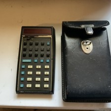 Hewlett Packard HP-35 Scientific Calculator Vintage With Case