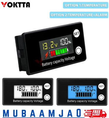 DC 8-100V Battery Capacity Voltmeter LCD Display Meter Voltage Meter V4J8