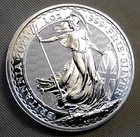 2021  1 oz .999 silver Great Britain Britannia -  silver BU coin 31 grams