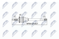 NTY Antriebswelle NPW-CH-017 FüR Jeep