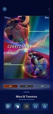 MAUI & TAMATOA 2022 DISNEY TOPPS COLLECT CONNECTIONS COLLECTION EPIC DIGITAL
