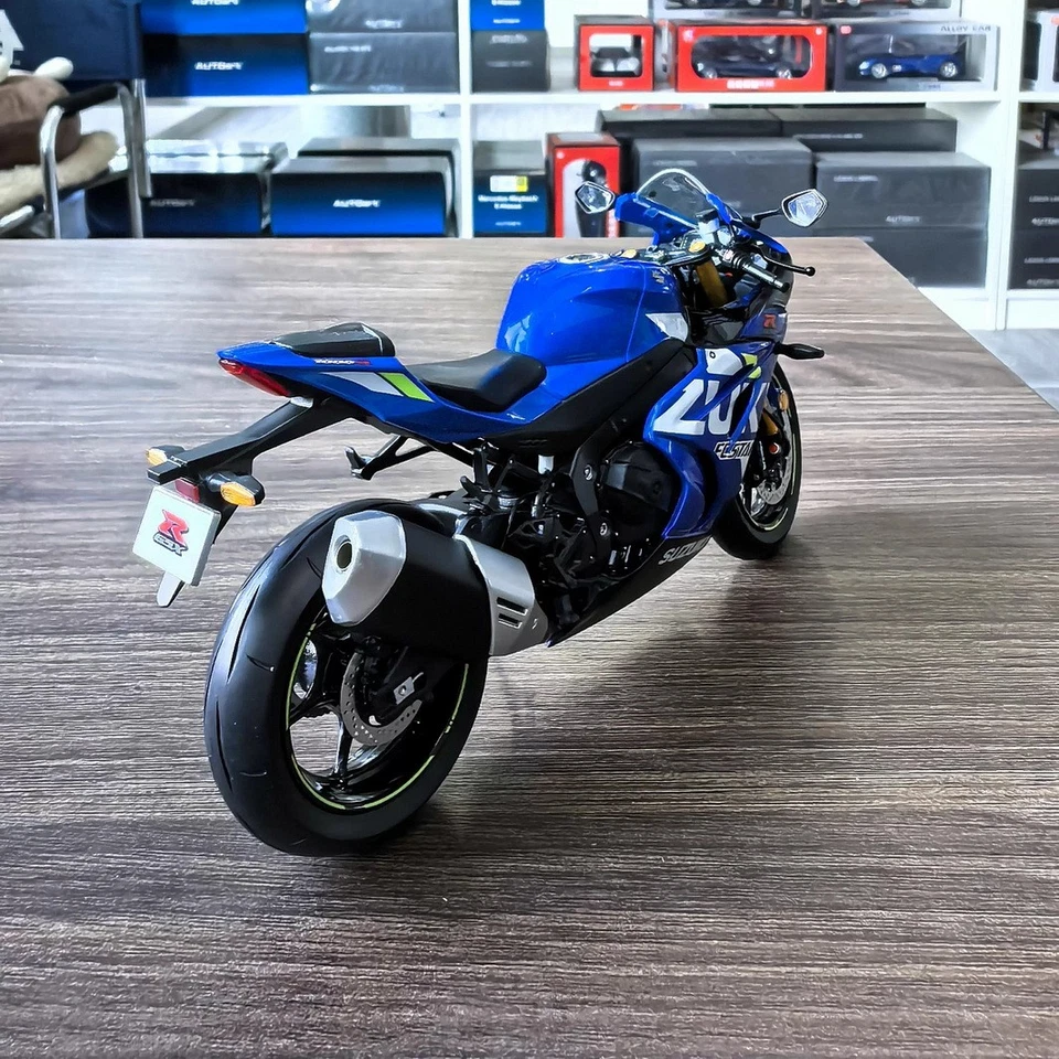 LCD 1/12 Scale Suzuki GSX-R 1000R Blue Motorcycle Diecast Model Toy Gift - Bild 4 von 4