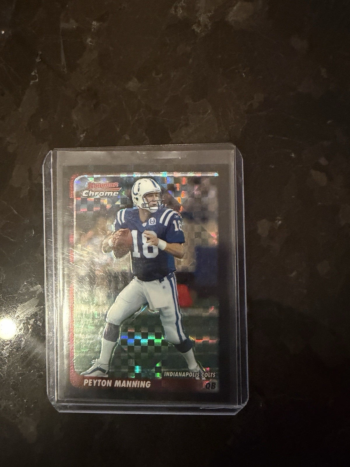 2003 Bowman Chrome Peyton Manning #38 X-Fractor /250
