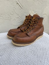 Red Wing 875 Heritage Moc Toe Boots Men’s 11D Brown Leather USA Made