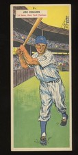 UNFOLDED 1955 TOPPS DOUBLE HEADER #65/66 COLLINS HARSHMAN UNPERFORATED MLB TPHLC