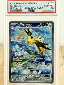 【PSA10】 ZAPDOS EX SPECIAL ART RARE PSA 10 - Zapdos ex 204/165 SAR Full Art - Korean Pokemon 151