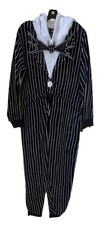 JACK SKELLINGTON 1pc Fleece Costume Adult XL 16-18 Nightmare Before Xmas Disney