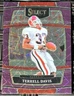 2022 Panini Select Draft Picks Terrell Davis Prizm Purple #57 Georgia