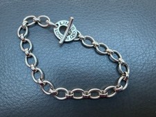 Links of London Silver 925 T-Bar Toggle Bracelet 20.5cm Long