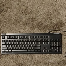 CyberPowerPC NOHI 02 RGB LED Multimedia USB Wired Gaming Keyboard Black QWERTY