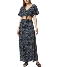 Sanctuary Clothing Womens 2 Piece Crop Top Maxi Skirt