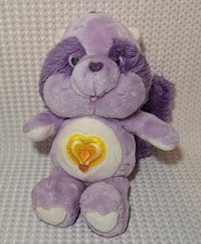 Vintage 1984 Kenner Care Bear Cousins Bright Heart Raccoon Plush Stuffed Animal