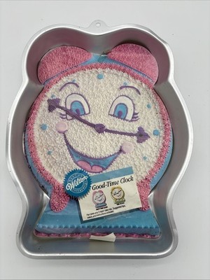 Wilton 1991 Good Time Clock 2105-9111 Cake Pan