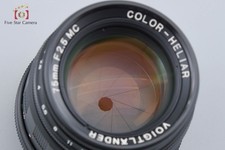Voigtländer Camera Lenses 75mm Focal f/2.5 Maximum Aperture for