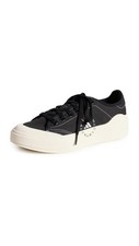 adidas by Stella McCartney Women's Court Sneakers, Core Black/OffWhite 6