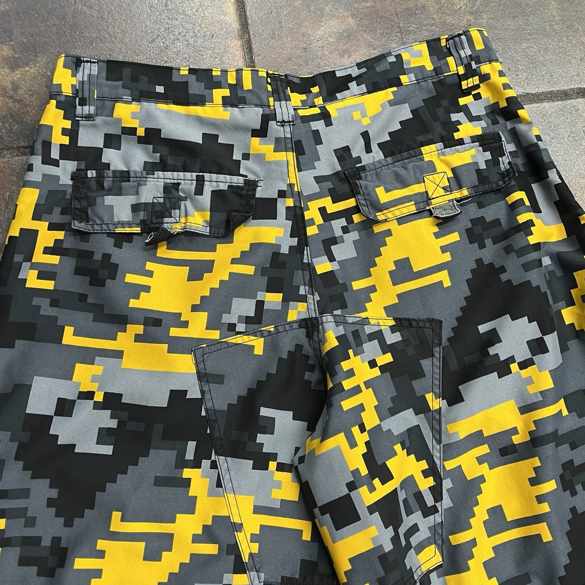 MACGEAR/W28L32/カモフラ/Y2K/90s Vintage 90s Y2K Macgear Digital Camo Baggy Skater Rave Parachute