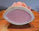 Vintage Mid Century Peacock Tiki Pink Purple Ceramic Art Pottery Planter 8" x 7" — photo 4