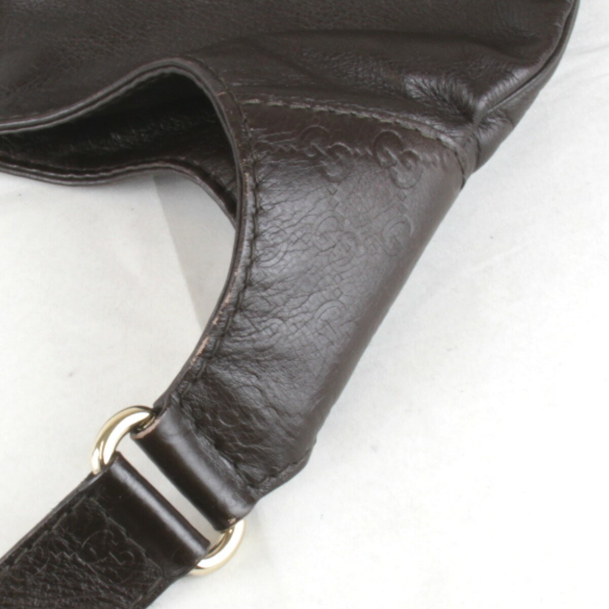 GUCCI 203503 486628 Leather Shoulder Bag Brown Authentic Preowned From Japan thumbnail 12