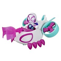 Marvel Spidey And His Amazing Friends Ghost-Spider Copter Toy Vehicle With 7.6-C