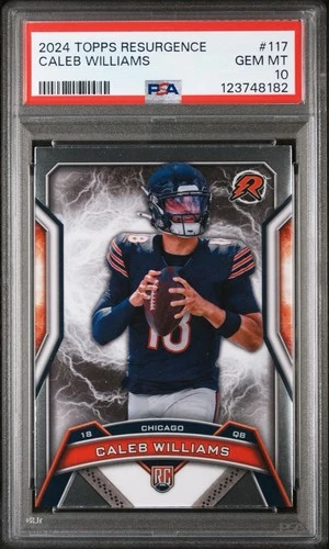 2024 Topps Resurgence Football Refractor #117 Caleb Williams RC PSA 10 GEM MINT