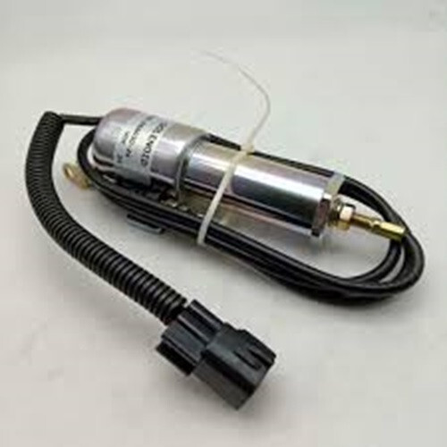 11N6-666030-24 24V Fuel Shutdown Solenoid For Hyundai Excavator - Picture 1 of 2