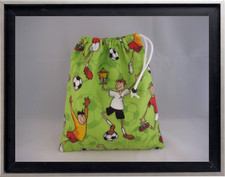 Gymnastics Leotard Grip Bags / Soccer Boy Character Gymnasts Birthday Goody Bag