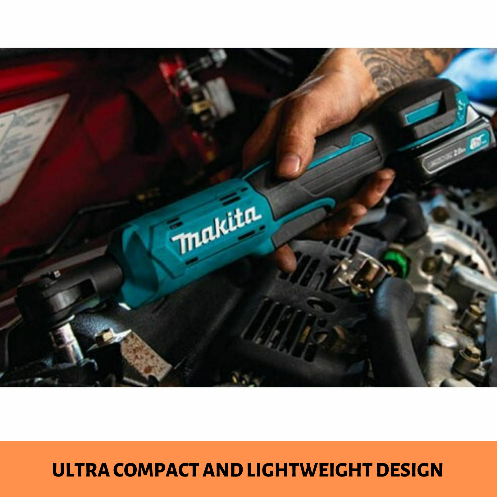 Makita WR100DZ 12V Max Liion 1/4"3/8" Ratchet Wrench Cordless Skin