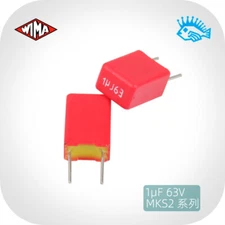 1.0uF 63V 105 MKS2 brand new original German WIMA fever film capacitor 5mm pitch