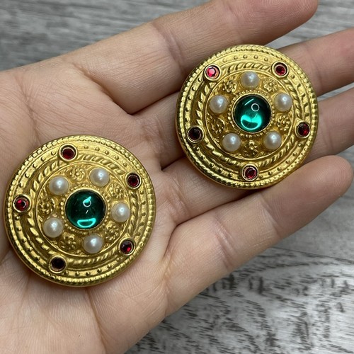 Ben Amun Vintage Clip On Earrings
