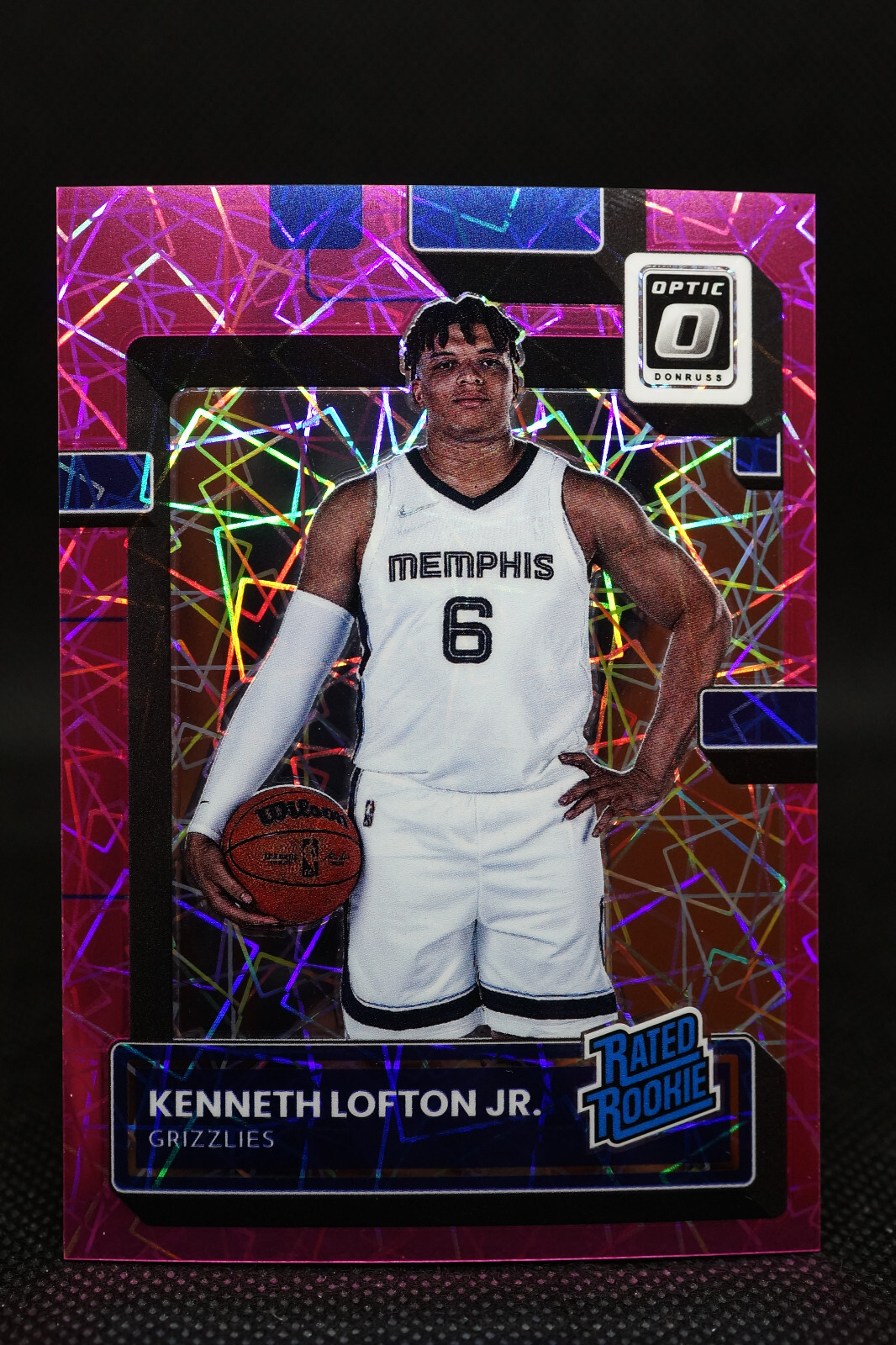 2022-23 NBA Optic Rated Pink Velocity Prizm 69/79 Kenneth Lofton Jr Rookie #202