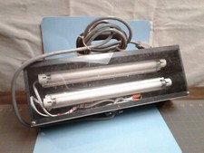 Vintage Portable Fluorescent Steel Light Box 1960s Handmade