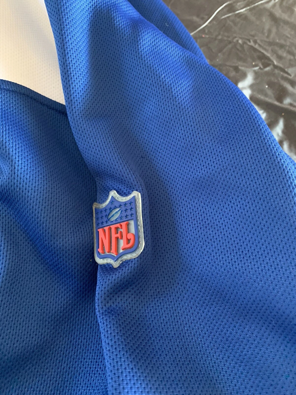 VETEMENTS Felpa con cappuccio Indianapolis Colts Nfl Pullover Apparell bella taglia media leggi nuova senza etichetta