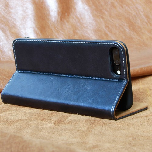 Premium Smartphone Cover für Apple/Samsung Handy Schutz Hülle Case Tasche blau - Picture 9 of 12