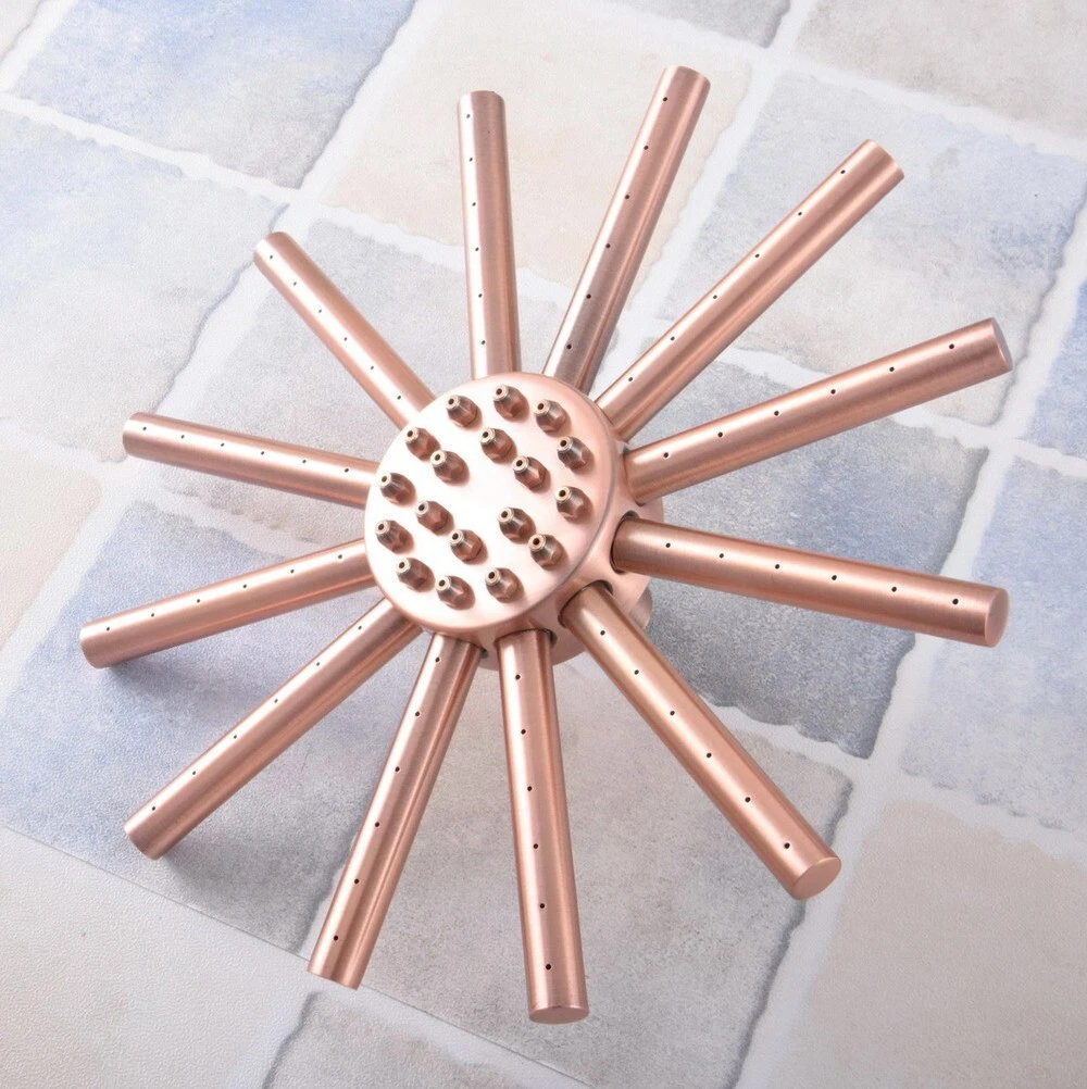 Rainfall Shower Head Antique Copper Faucet Set Replacement Accessories Dsh033